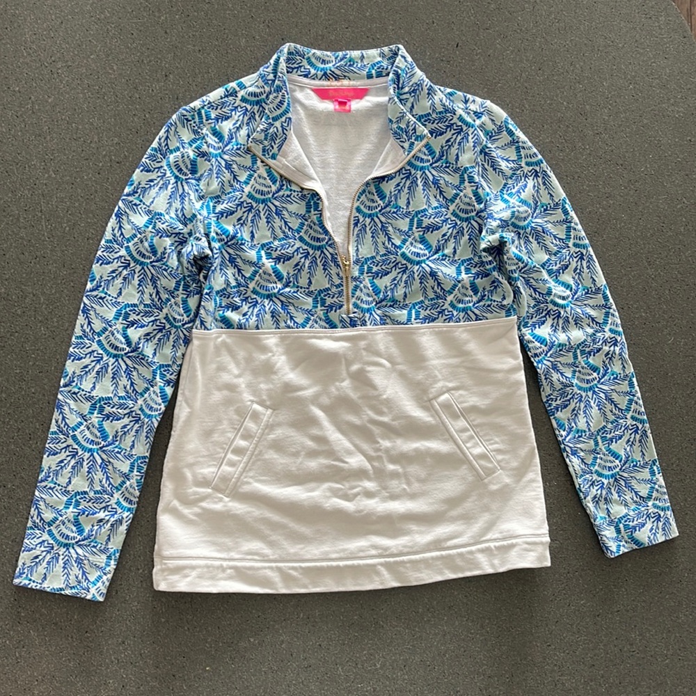 Lilly Pulitzer XS half zip pullover